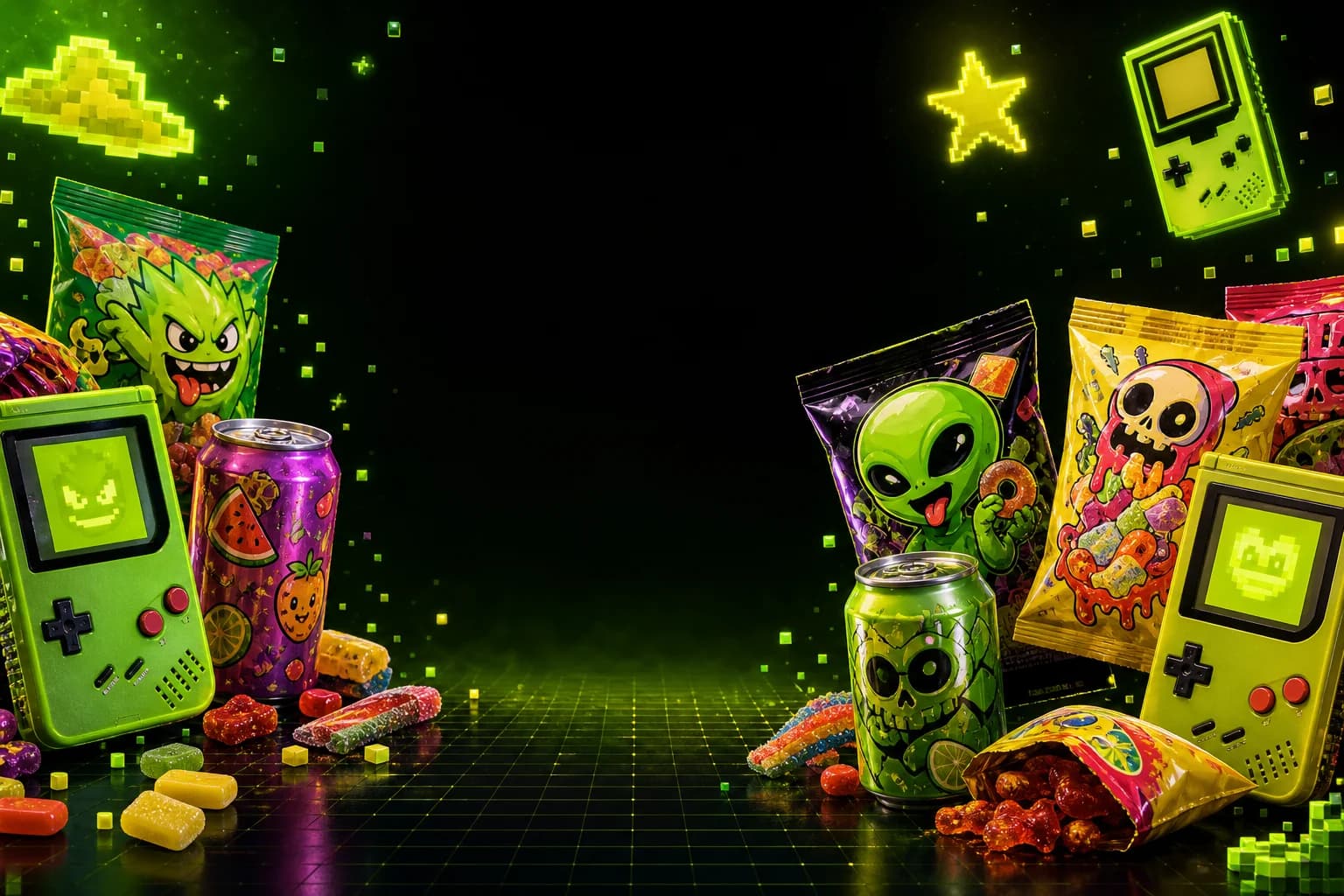 Exotic Snacks arcade lane
